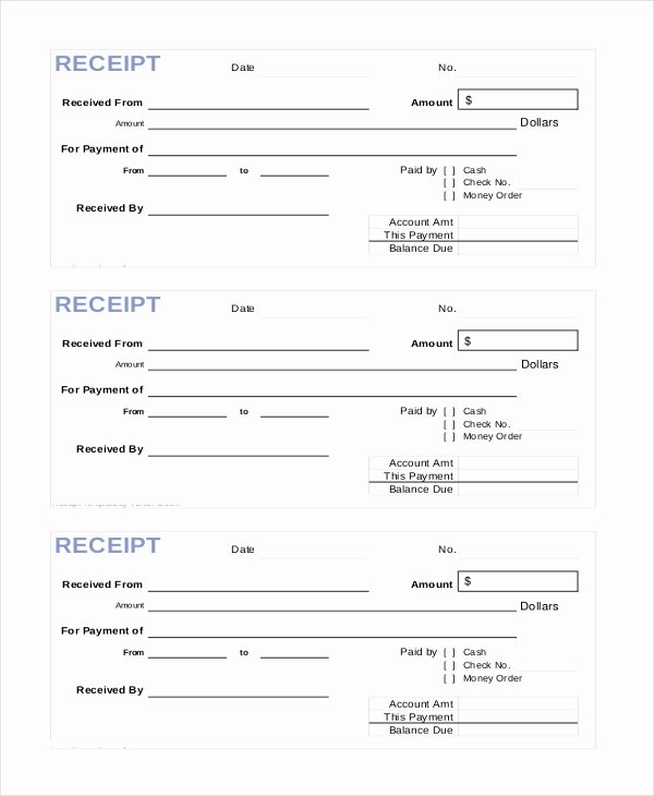Money order Receipt Template Lovely Sample Cash Receipt forms 7 Free Documents In Pdf Word