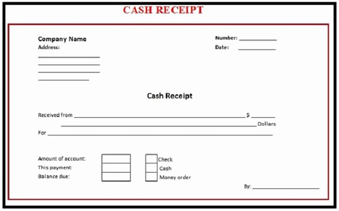 Money Receipt format Doc Best Of 6 Free Cash Receipt Templates Excel Pdf formats