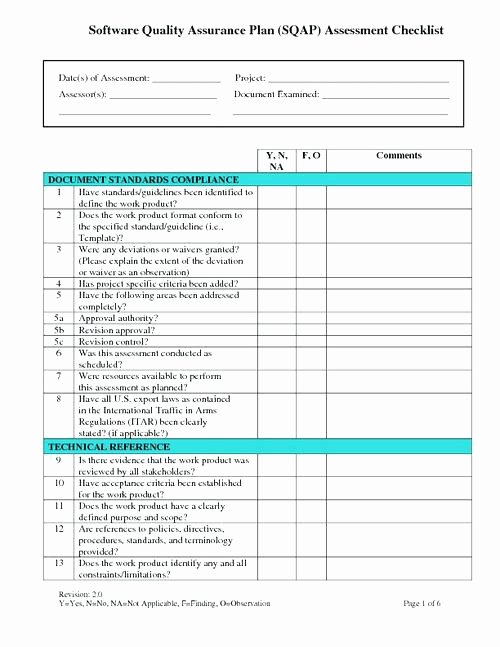 Mortgage Quality Control Plan Template Beautiful Quality Control Template Checklist form Plan Electrical