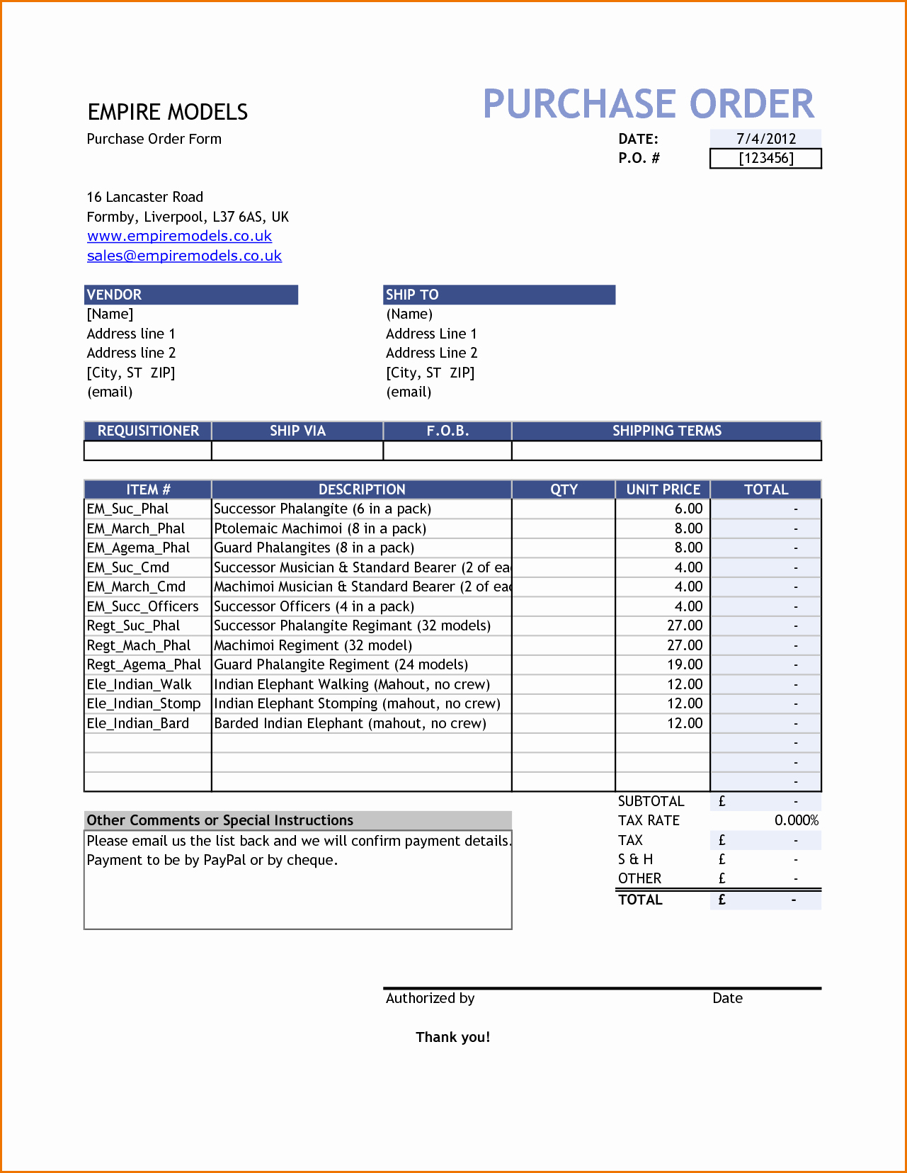Ms Word Purchase order Template Beautiful Purchase order Template Free Purchase order Template