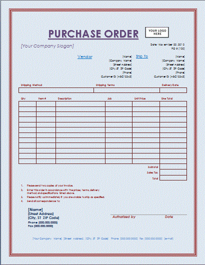 Ms Word Purchase order Template Lovely Resume Purchase orders