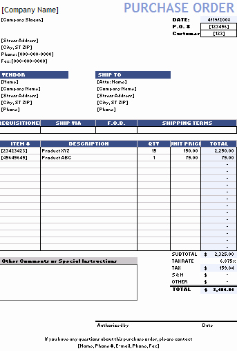 Ms Word Purchase order Template Unique Purchase order Template