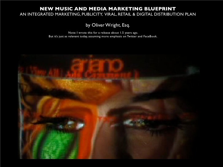 Music Marketing Plan Template New New Media Music Marketing Digital Distribution Promotion