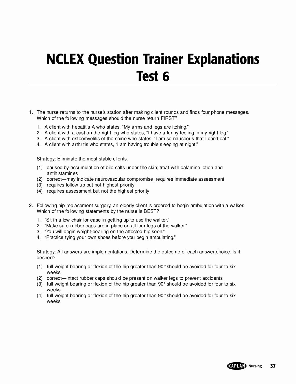 Nclex Study Plan Template Elegant Kaplan Nclex Sample Exam 6 by Think Rn Via Slideshare