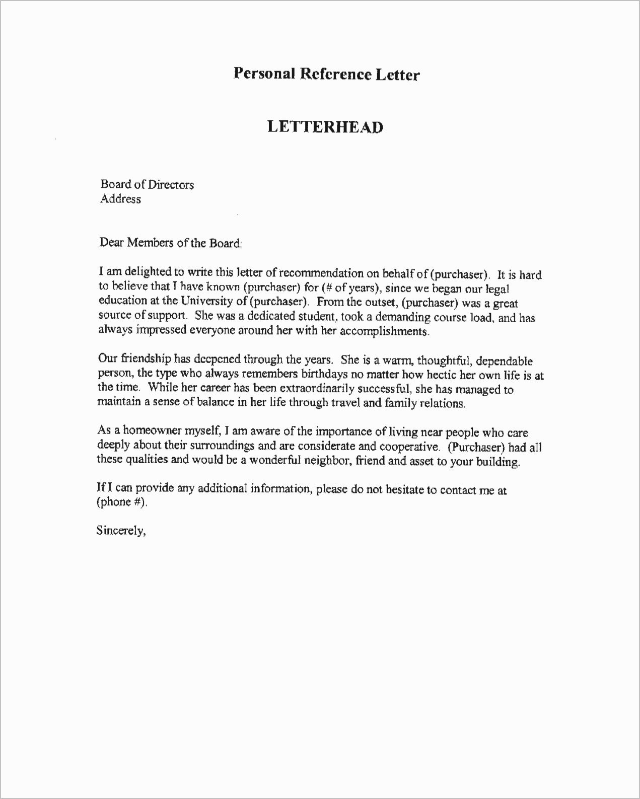 Nhs Letter Of Recommendation Sample Fresh Character Witness Letter Sample and Reference for Student