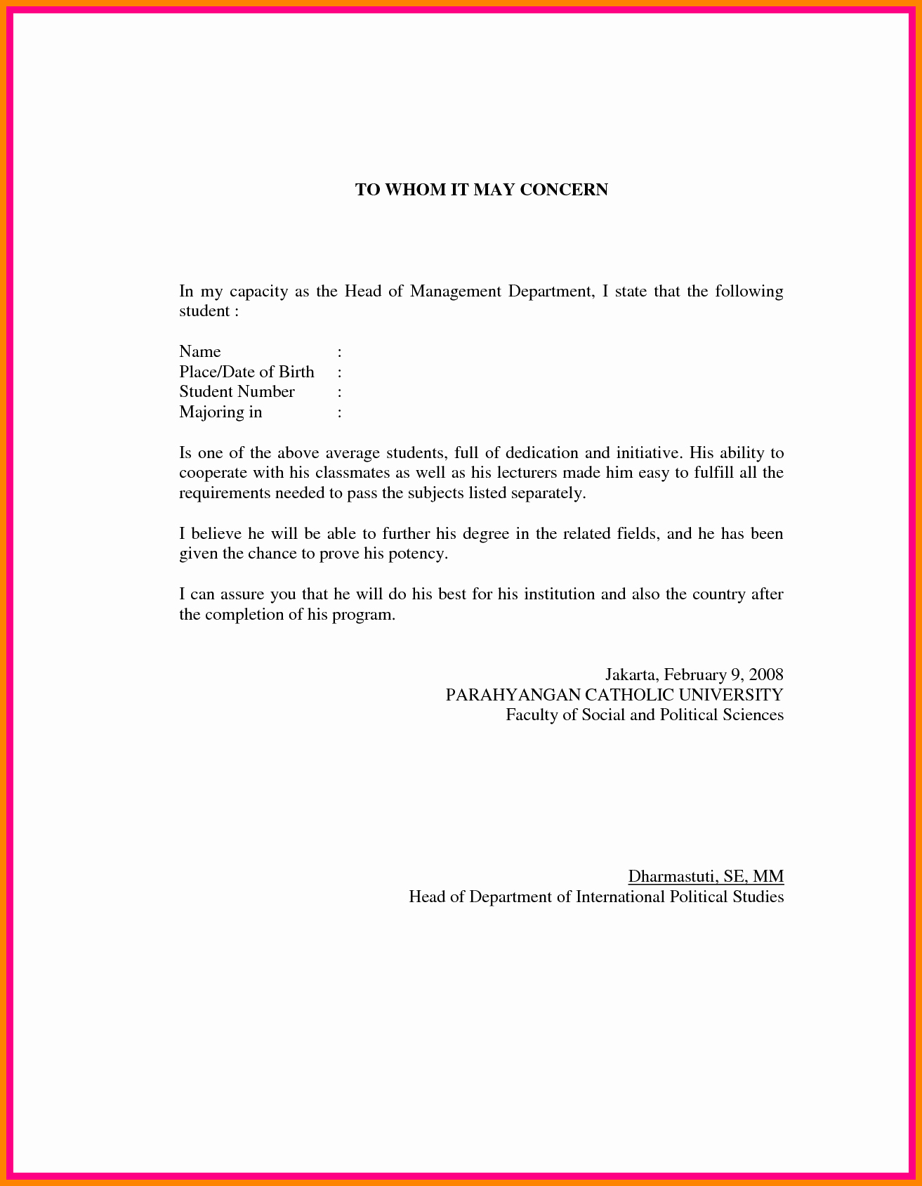 Nyu Letter Of Recommendation Elegant 8 Reference Letter Sample for University Application