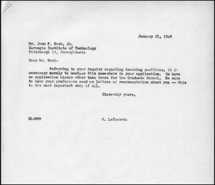 Nyu Letter Of Recommendation Luxury Johnnash Fromprinceton Lors