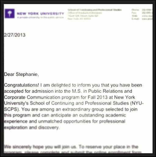 30 Nyu Letter Of Recommendation Hamiltonplastering