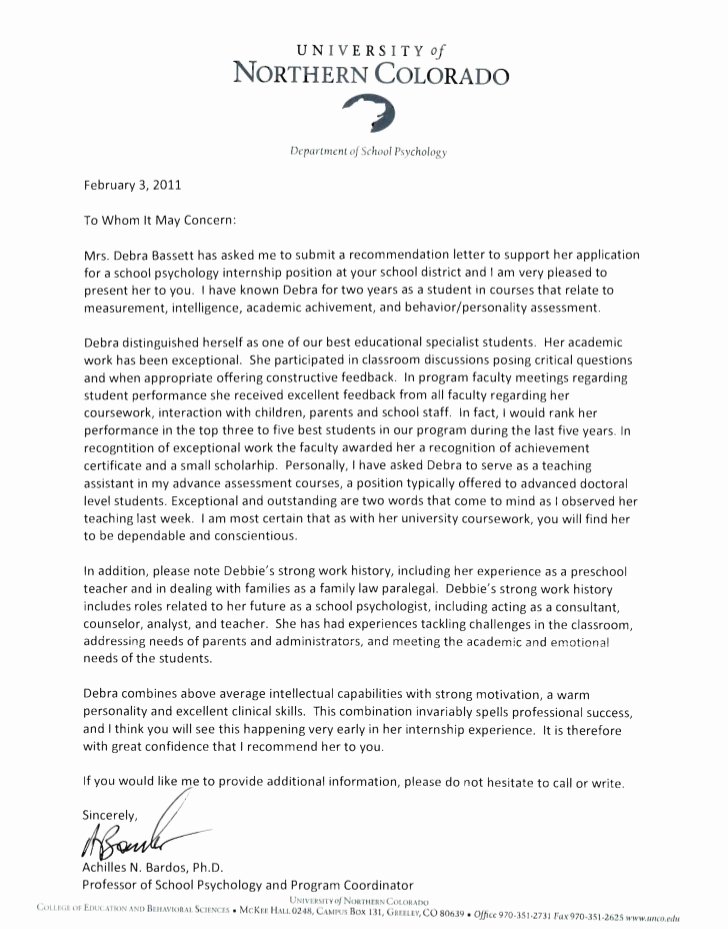 Occupational therapy Letter Of Recommendation Best Of Physical therapist Reference Letter