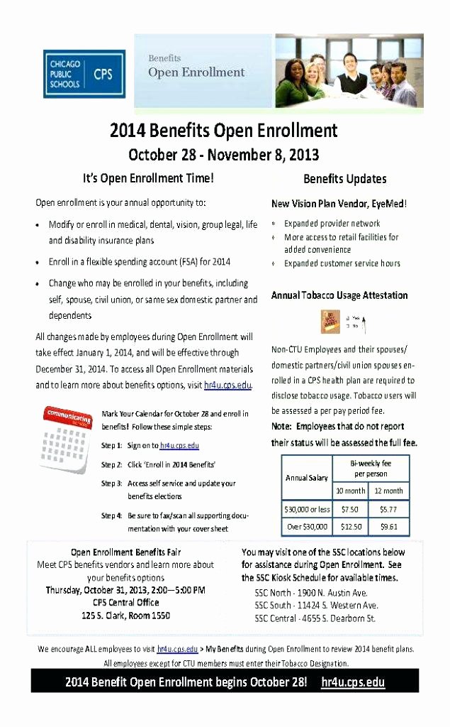 401k flyer template employee open enrollment template letter benefits form booklet template