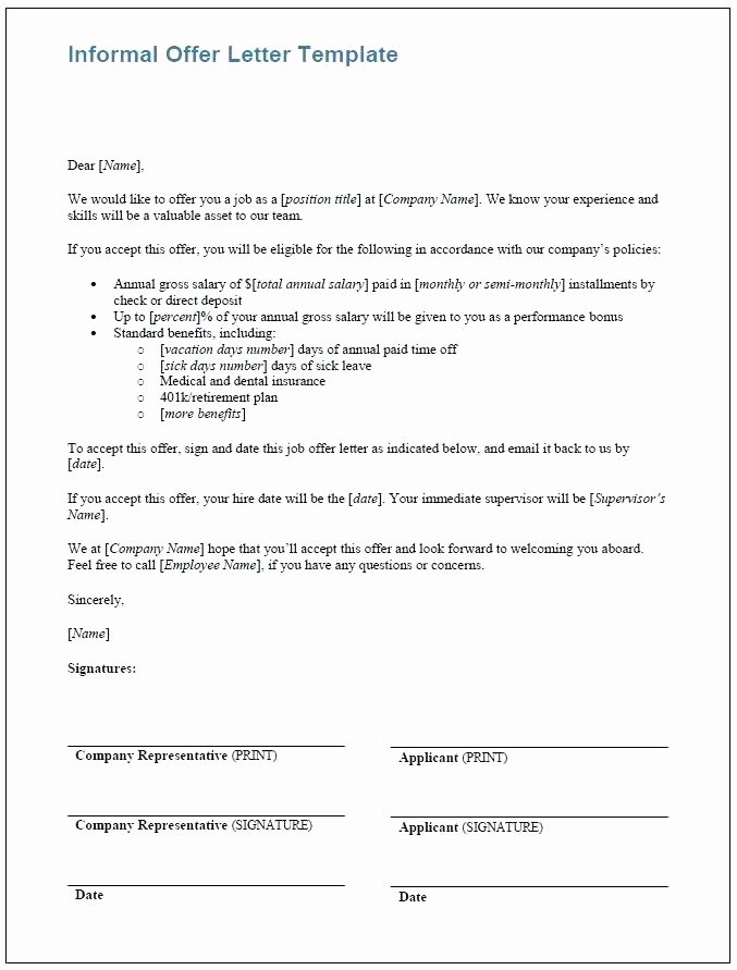 Letter Of Enrollment