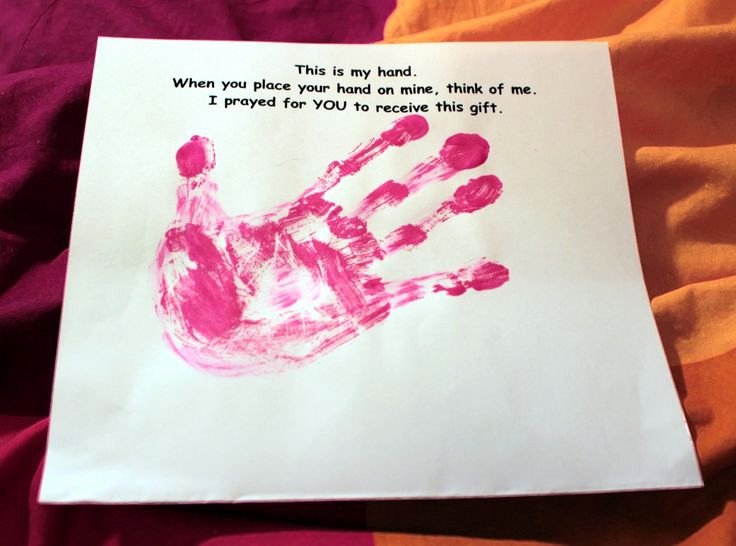 Operation Christmas Child Letter Samples Awesome Handprint with Message Prayer