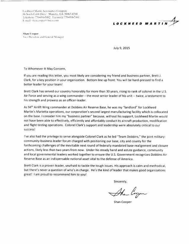 Pa Letter Of Recommendation Example Awesome Letter Of Re Mendation From Ms Shan Cooper Lm Pdf