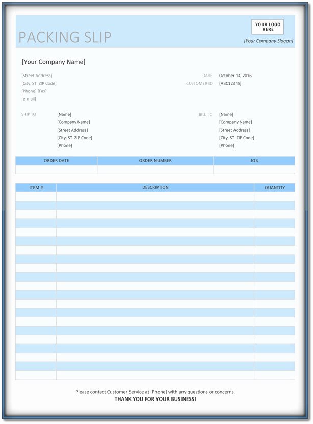 Packing Slip Template Word Best Of 8 Free Packing Slip Templates – Download Free Examples