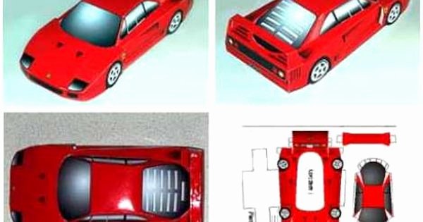 Paper Model Car Templates Fresh Craft Templates