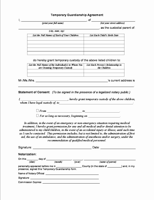 Parenting Plan California Template Best Of Free Printable forms for Single Parents Legal