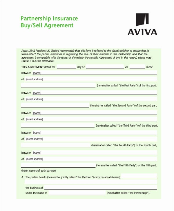 Partnership Buyout Agreement Template Best Of 9 Sample Partnership Agreement forms Free Sample