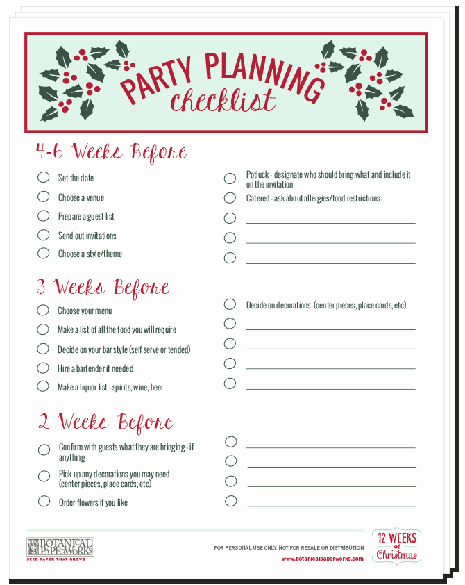 Party Plan Checklist Template Awesome Party Planning Checklist is A Guaranty Of A Successful