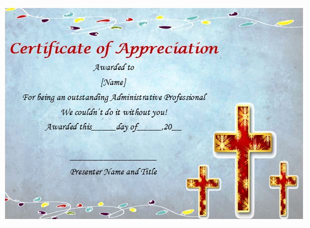 Pastor Appreciation Certificate Template Free Unique thoughtful Pastor Appreciation Certificate Templates to