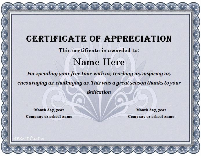 Pastor Appreciation Certificate Template Fresh 30 Free Certificate Of Appreciation Templates and Letters