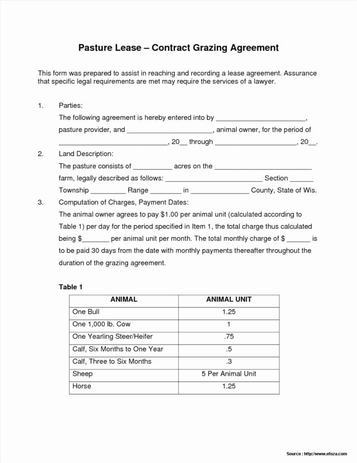 Pasture Lease Agreement Template Luxury Blank Lease Agreement Texas Templates Resume Examples