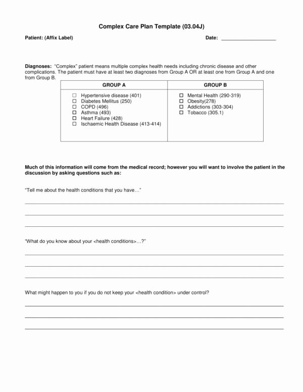 Patient Care Plan Template Awesome 15 Patient Care Plan Template – Pdf Word
