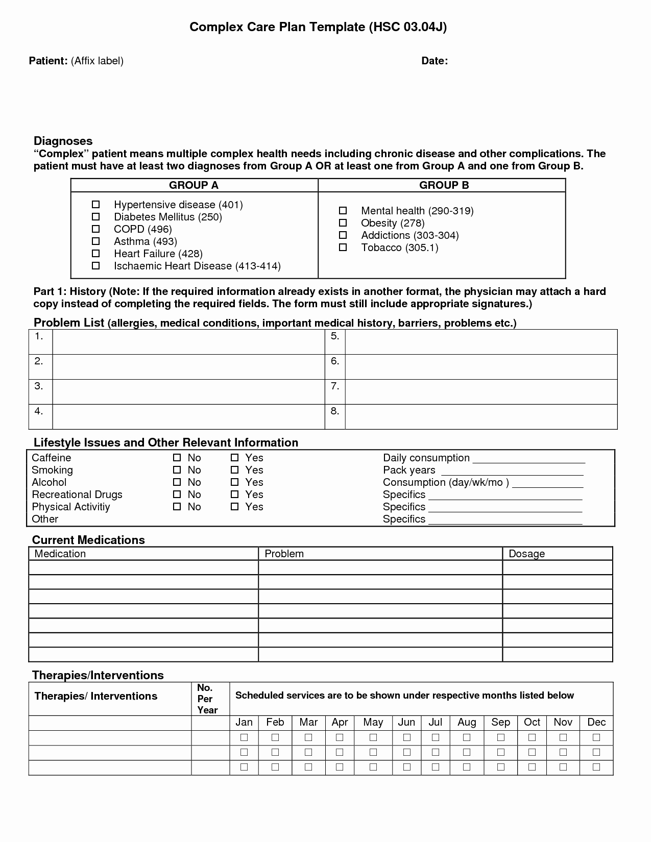 Patient Care Plan Template New 16 Of Patient Care Plan Template