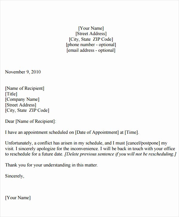 Patient Missed Appointment Letter Template Fresh Appointment Reminder Letter Sample