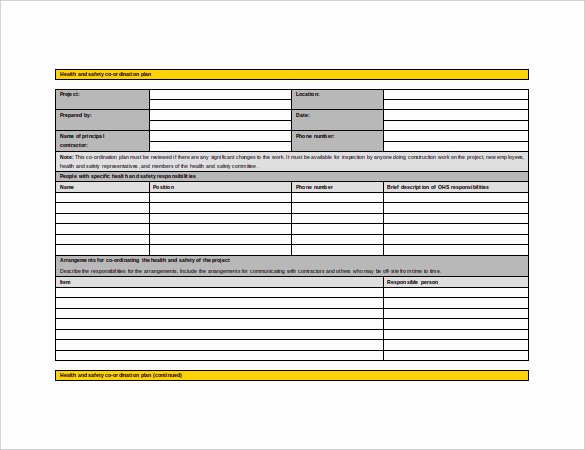 Patient Safety Plan Template Fresh 13 Health and Safety Plan Templates Free Sample