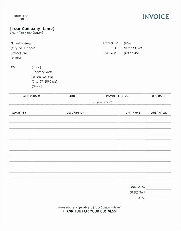 Payment Due Upon Receipt Template Awesome Payment On Receipt Of Invoice – Vidasencillaub