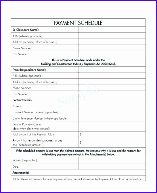 Payment Plan Template Excel Best Of 6 Excel Payment Schedule Template Exceltemplates