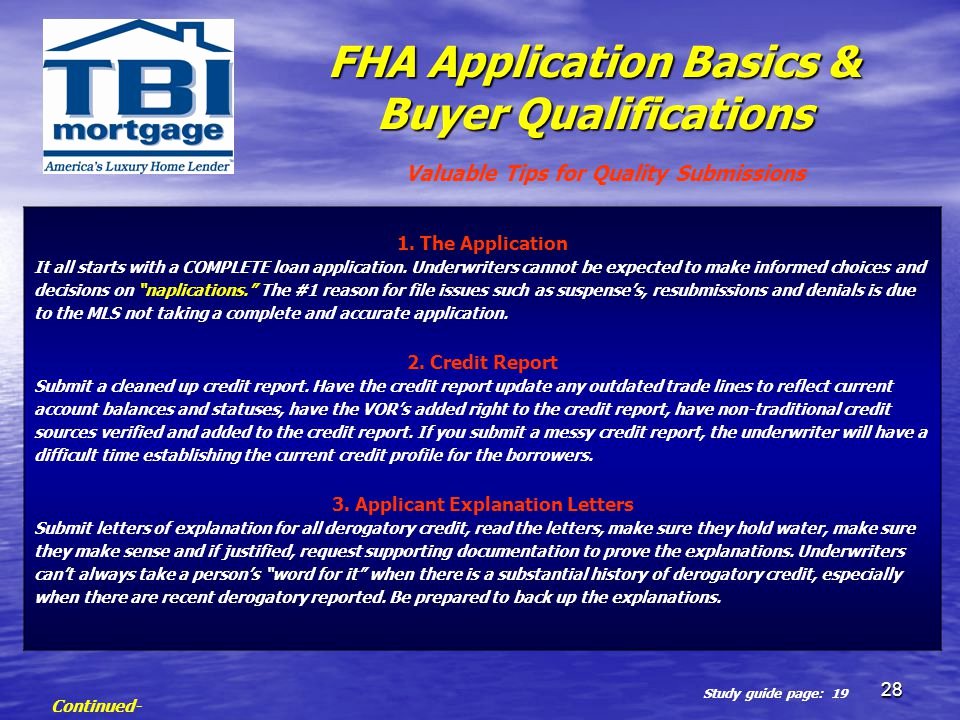 Payment Shock Letter Example Awesome Fha Tbi origination Process Ppt