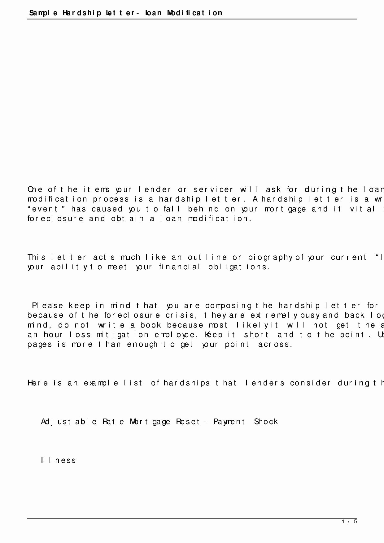 Payment Shock Letter Example Luxury Mortgage Payment Shock Letter Template Collection