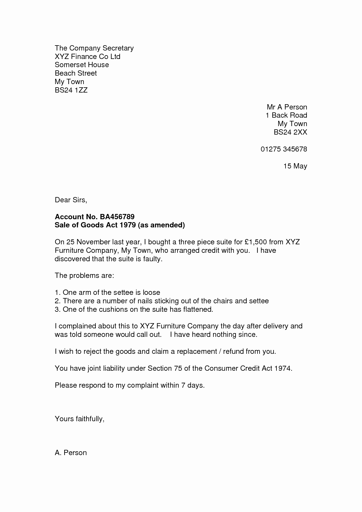 Payment Shock Letter Example Unique Consumer Plaint Letter Following are Suggestions On