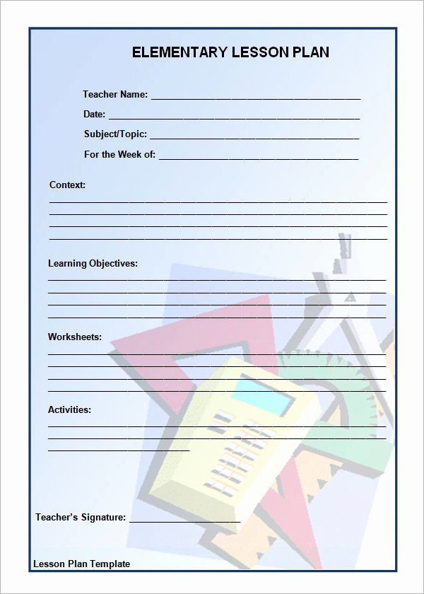 Pe Lesson Plan Template Best Of 12 Sample Unit Plan Templates to Download for Free