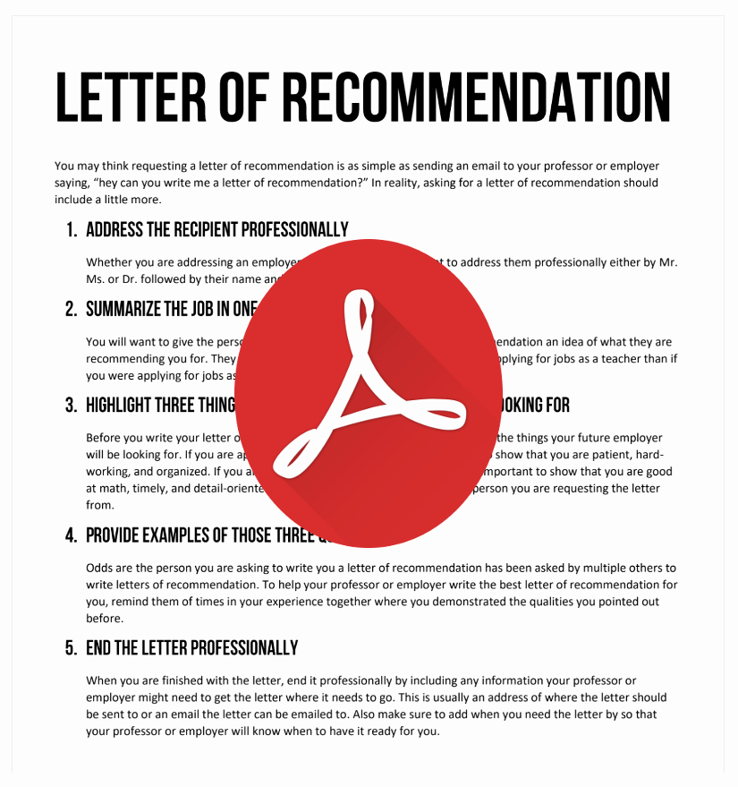 Peer Letter Of Recommendation Fresh Watch Video Mini Lessons and View Handouts