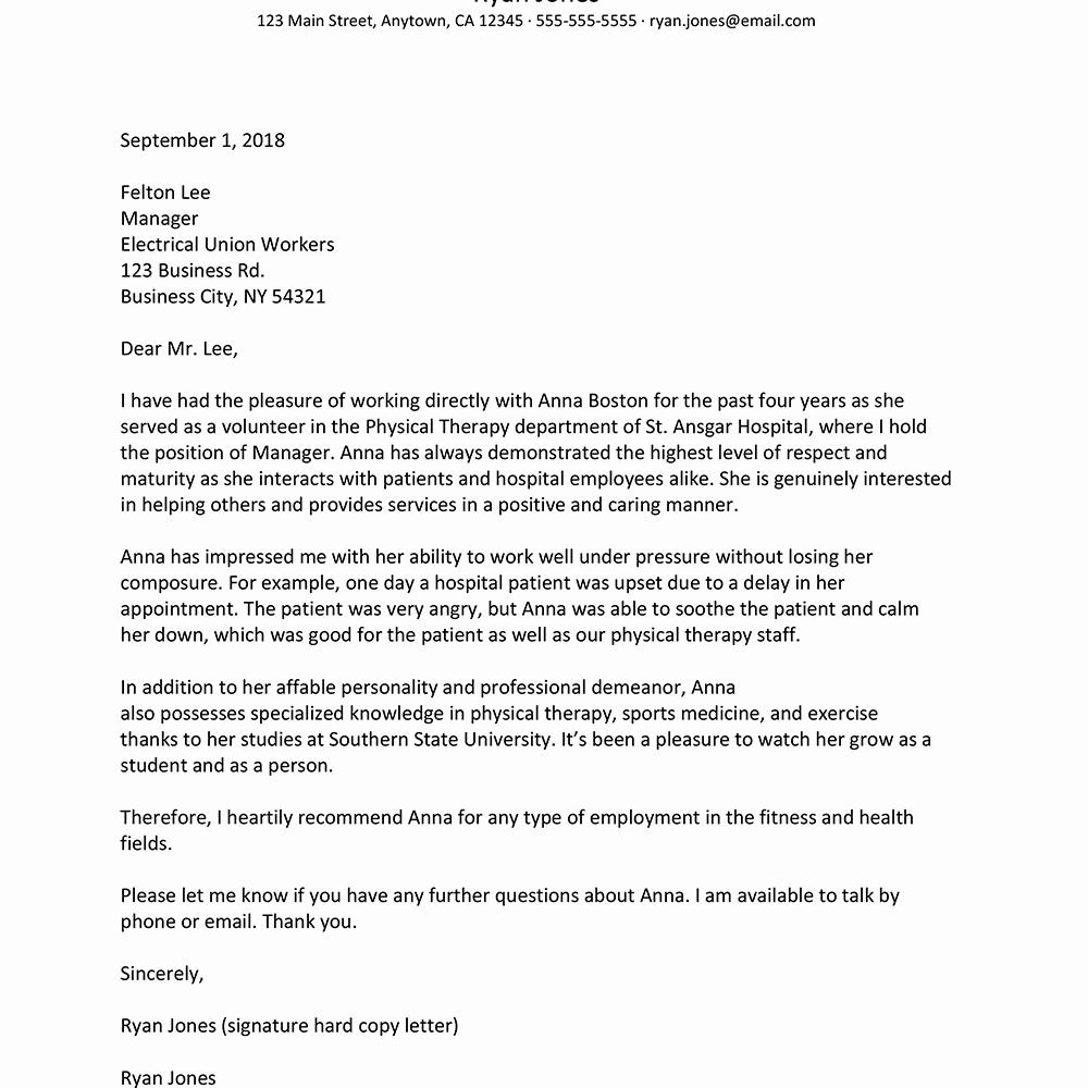 Peer Recommendation Letter Example Fresh How to Write Reference Letters for Students and Recent Grads