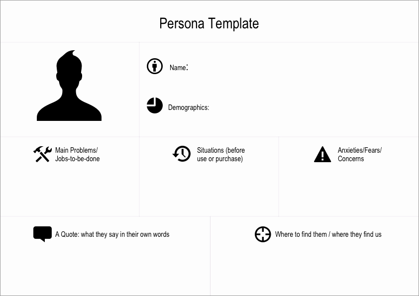 Persona Oc Template Inspirational Create Personas &amp; Persona Templates Do Product Research