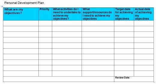 Personal Growth Plan Template Elegant How to Create Your Own Personal Development Plan