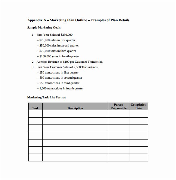 Personal Marketing Plan Template Beautiful Marketing Action Plan Template 9 Download Documents In