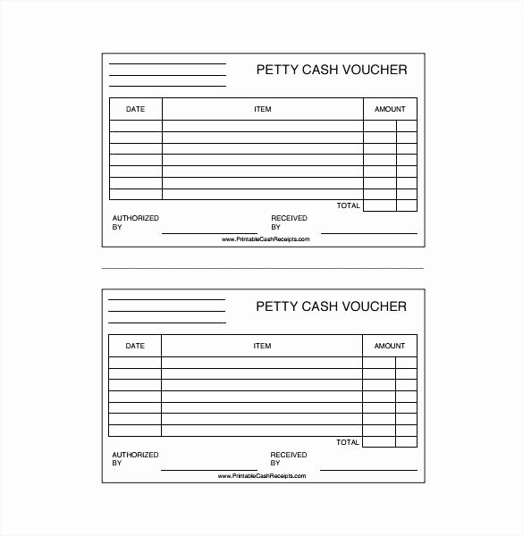 Petty Cash Voucher Template Lovely Petty Cash Journal Template Cash Receipt Journals Cash