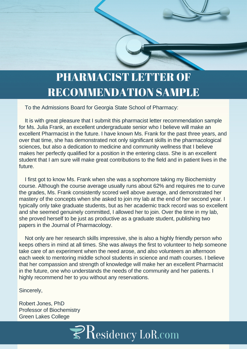 Pharmacist Letter Of Recommendation Sample Unique Excellent Pharmacy Letter Of Re Mendation Writing Help