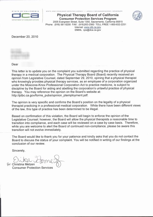 Physical therapy Letter Of Recommendation Best Of Stop Popts Facts and Updates About Physician Owned