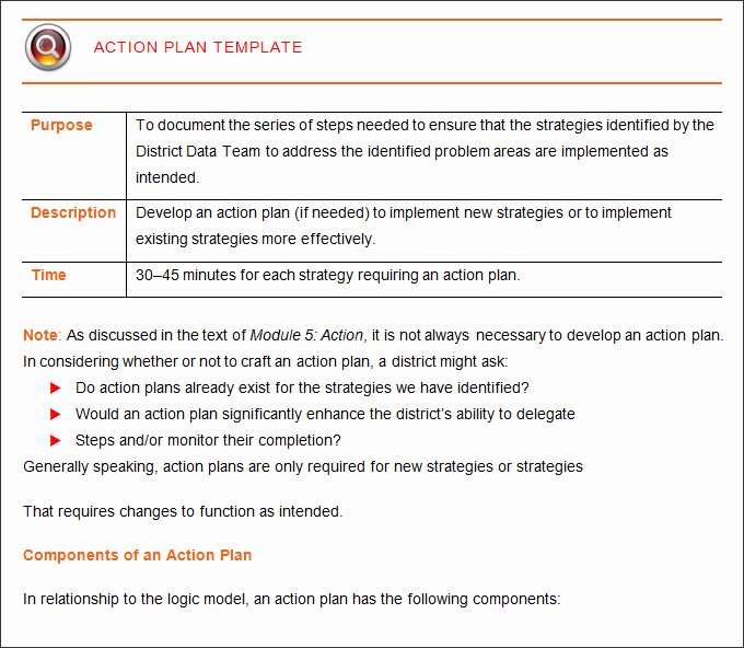 Plan Of Correction Template New Corrective Action Plan Template 25 Free Word Excel Pdf