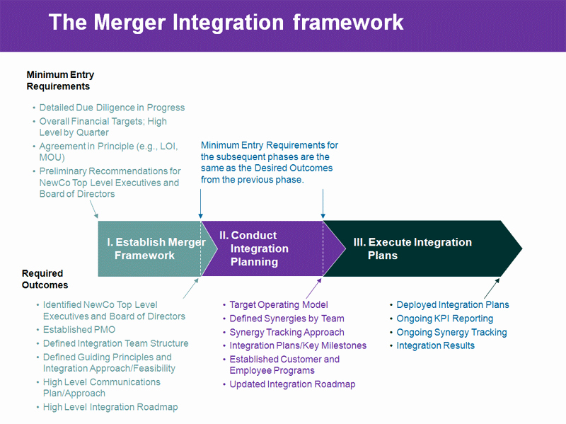  Post Merger Integration Plan Template 