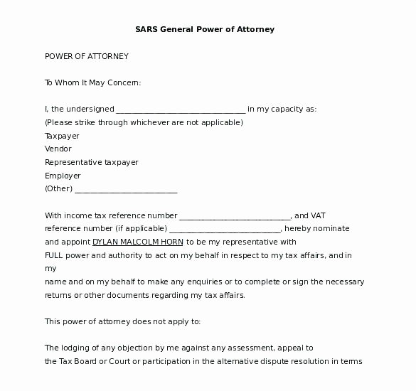 Power Of attorney Letter format Inspirational Power attorney Draft Letter for Child – Tylermorrison