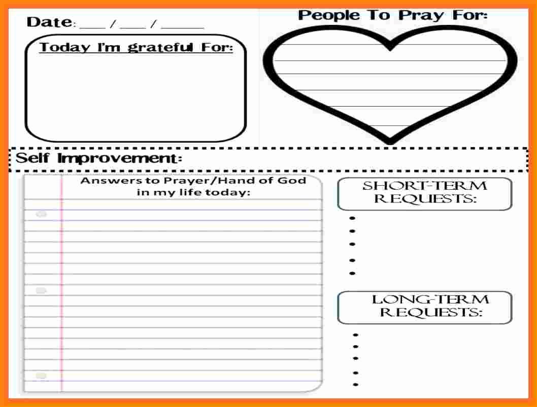Prayer Letter Templates Free Inspirational 10 Prayer Journal Template