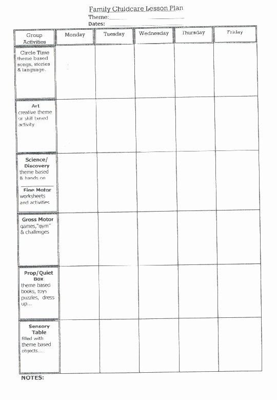 Pre K Lesson Plan Template Awesome Lesson Plan Template
