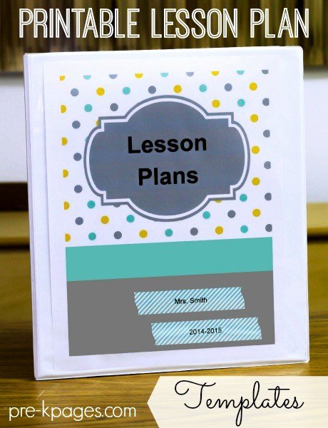 Pre Kindergarten Lesson Plan Template Unique Printable Lesson Plans for Preschool Pre K and