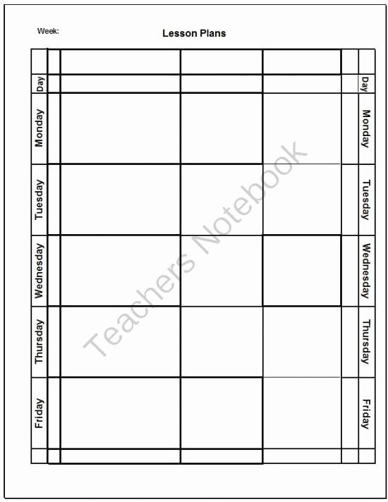 Prek Lesson Plan Template Best Of Blank Lesson Plan Template From Imagination Station On